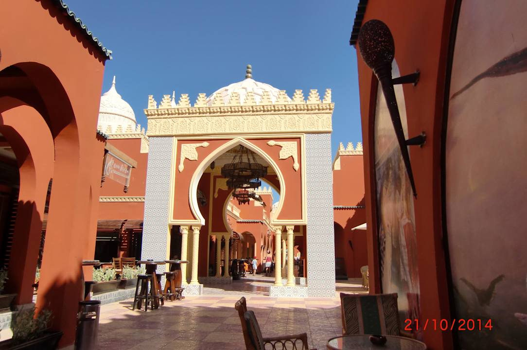  Street in the middle of the hotel Pickalbatros Alf Leila Wa Leila Resort - Neverland Hurghada