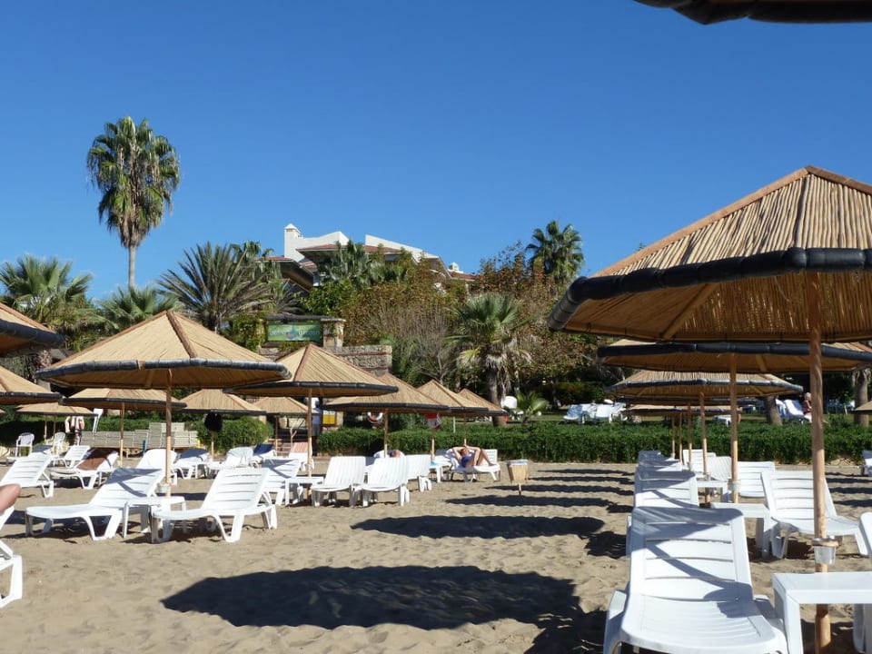 Blick vom Strand Richtung Hotel Hotel Defne Garden