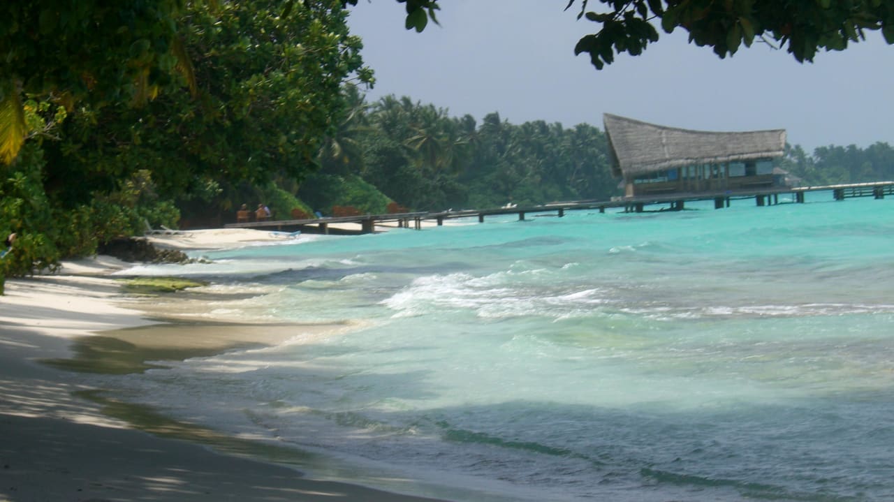 Lagunenseite Kuramathi Maldives