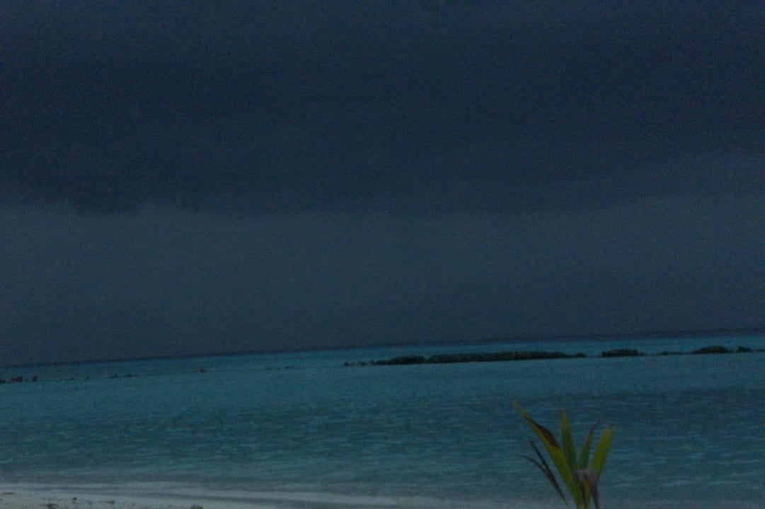Schlechtes Wetter Summer Island Maldives