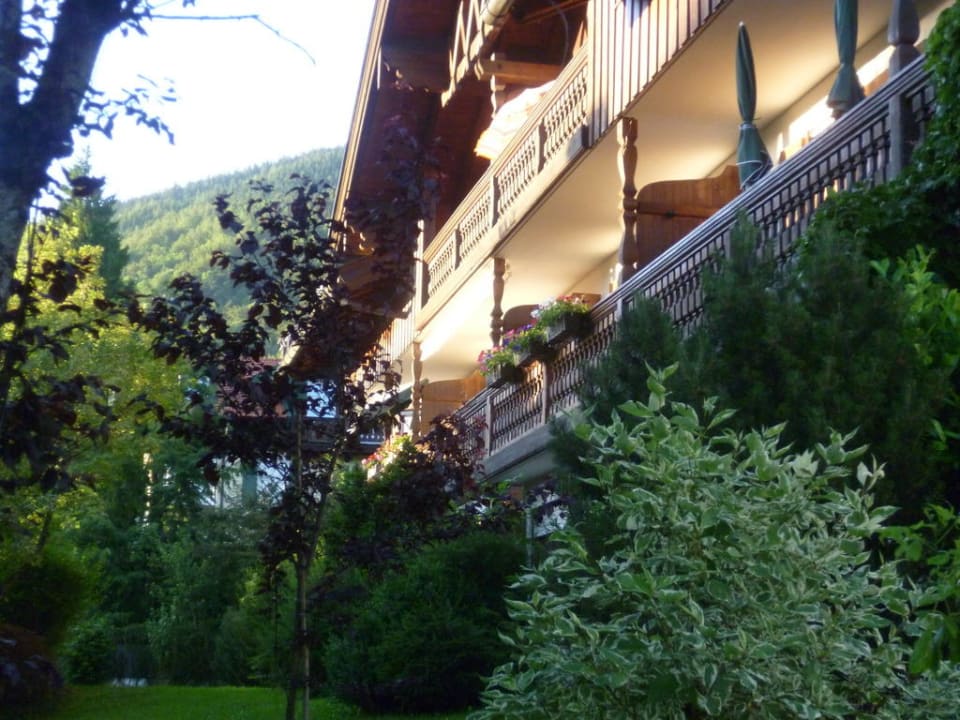 Außenansicht, Gartenseite Ferienwohnung Herbst