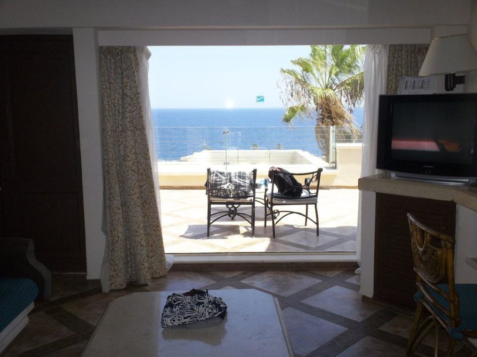 Blick von unserem Bett Pickalbatros Citadel Resort