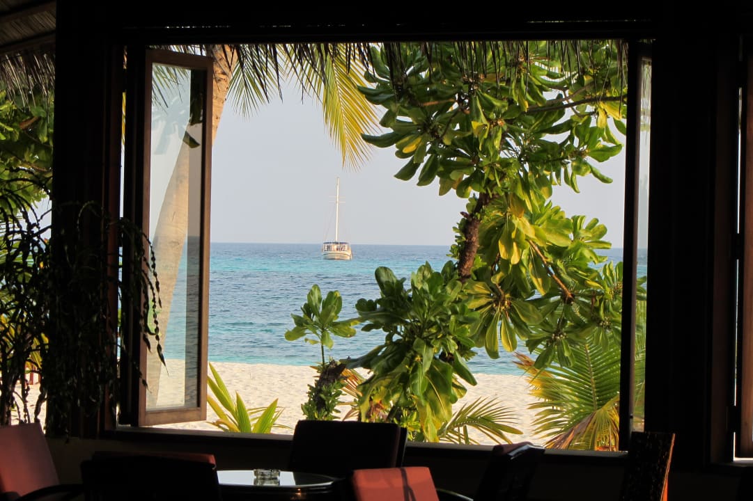Aus einer der Bars fotografiert Kuredu Island Resort & Spa