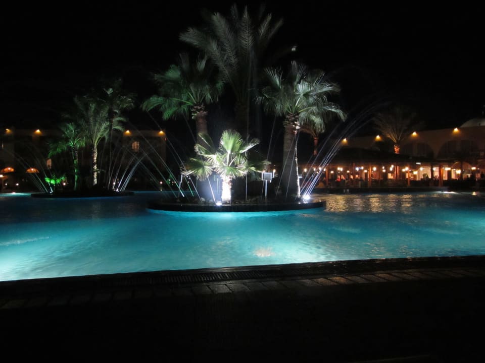 Pool #1 at night Desert Rose