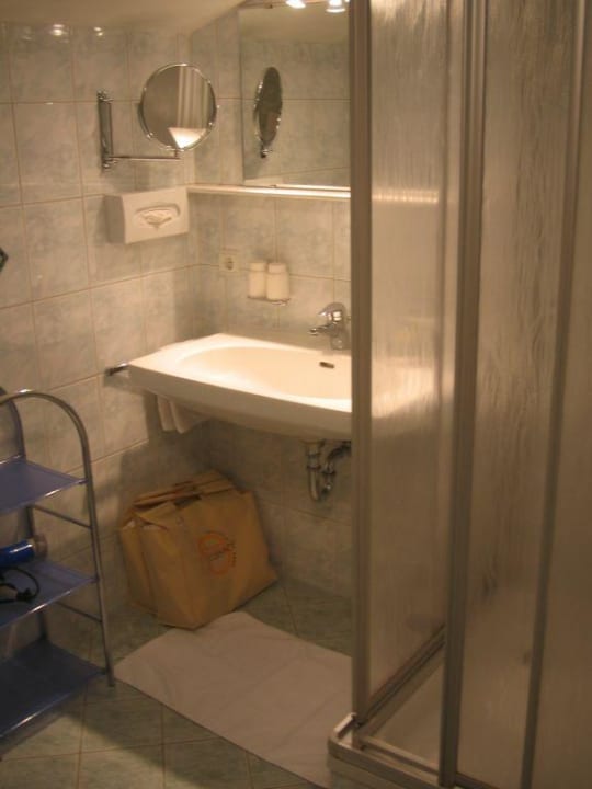 Badezimmer Hotel Garni Strasser
