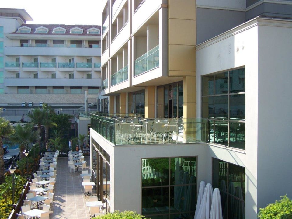 Terrasse von einer Bar Aydinbey Kings Palace & Spa