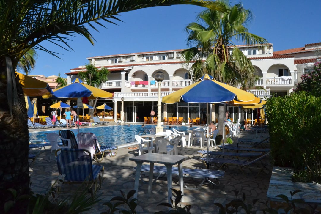 Poolbereich Hotel Angela Beach