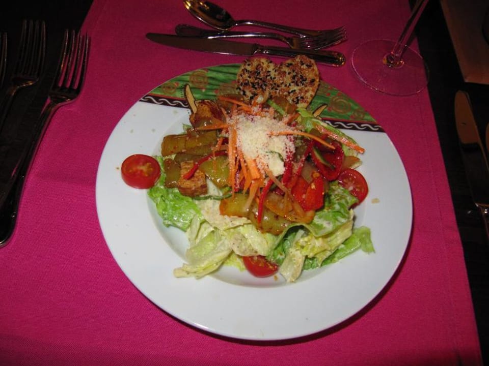 Vorspeise beim Mexikaner Sunis Evren Beach Resort Hotel & Spa