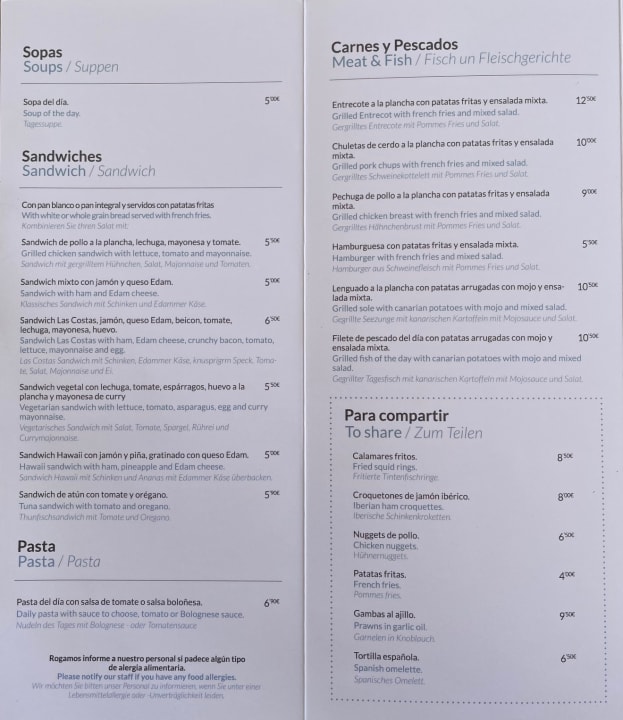 Gastro Hotel Las Costas