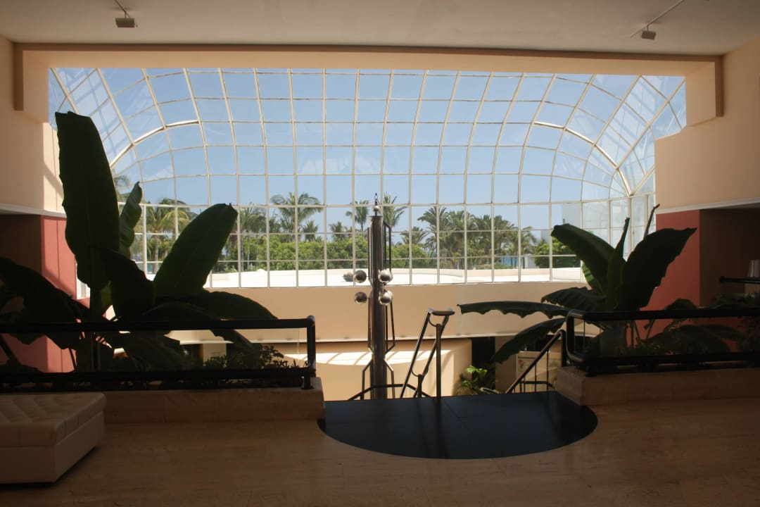 Blick von der Lobby Richtung Pool Hipotels La Geria