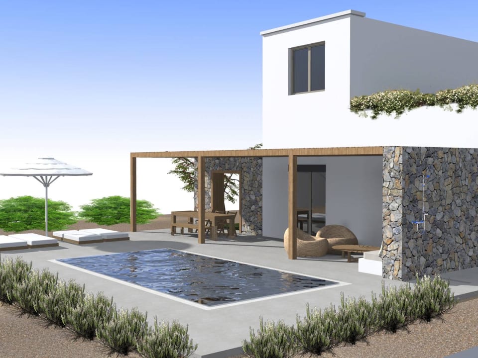 Pool Terra d'Oro sea view villas with private pool