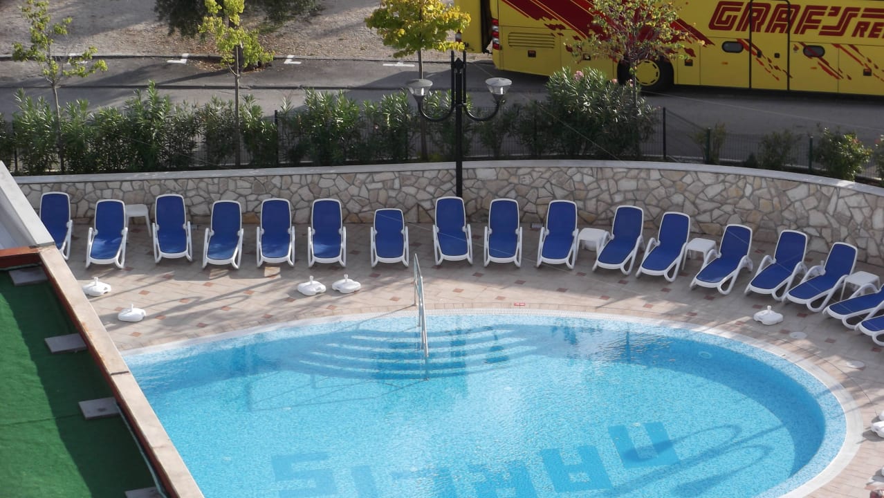 Vom Balkon aus gesehen Narcis Hotel