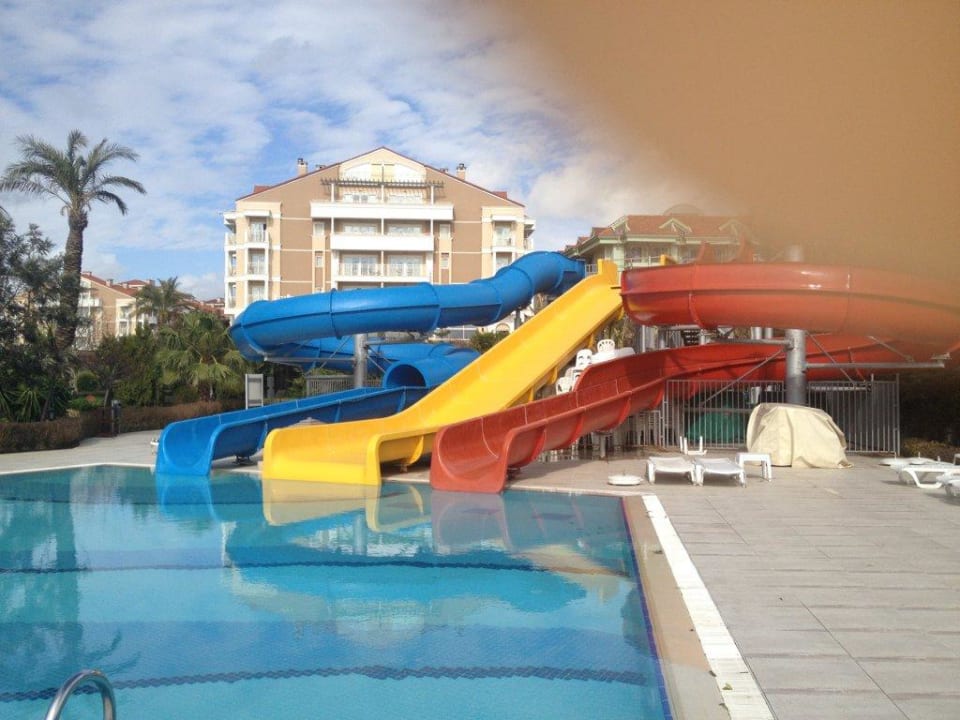 Geschlossener Poolbereich Trendy Aspendos Beach Hotel