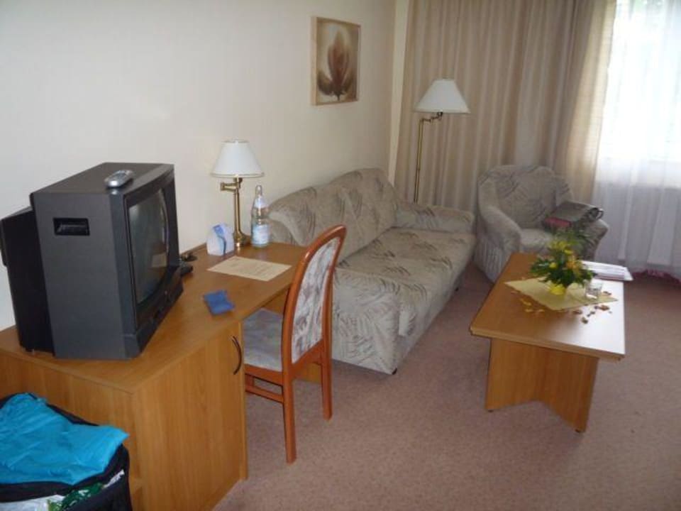 Sitzgelegenheit im Zimmer Landhotel Felchow
