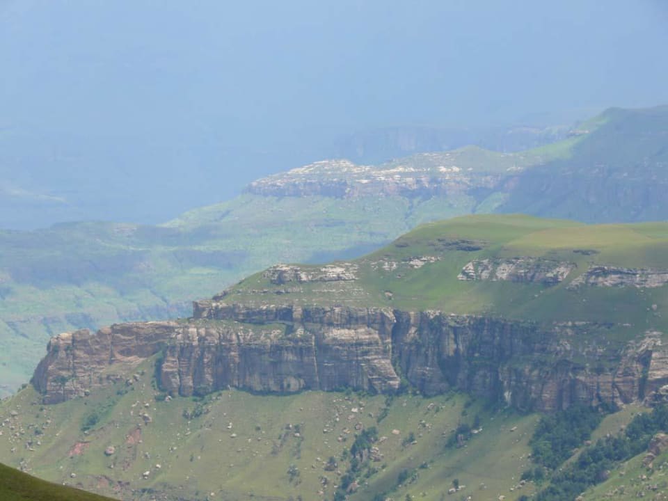 Ausblick auf die Drakensberge Greenfire Drakensberg Lodge
