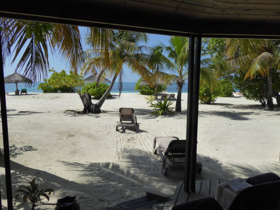 Nur ein paar Schritte bis zum Meer. Kuredu Island Resort & Spa