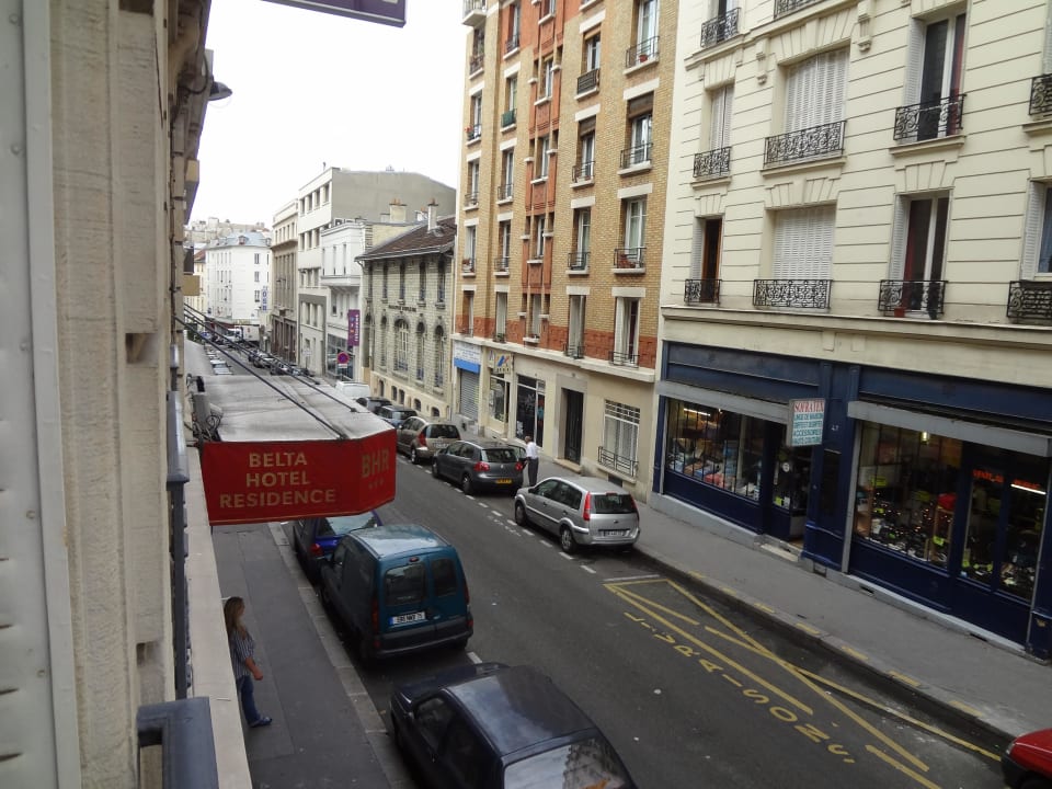 Blick auf die Straße Hotel Belta