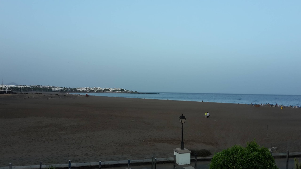 Der Ausblick  auf den Strand Hotel Las Costas
