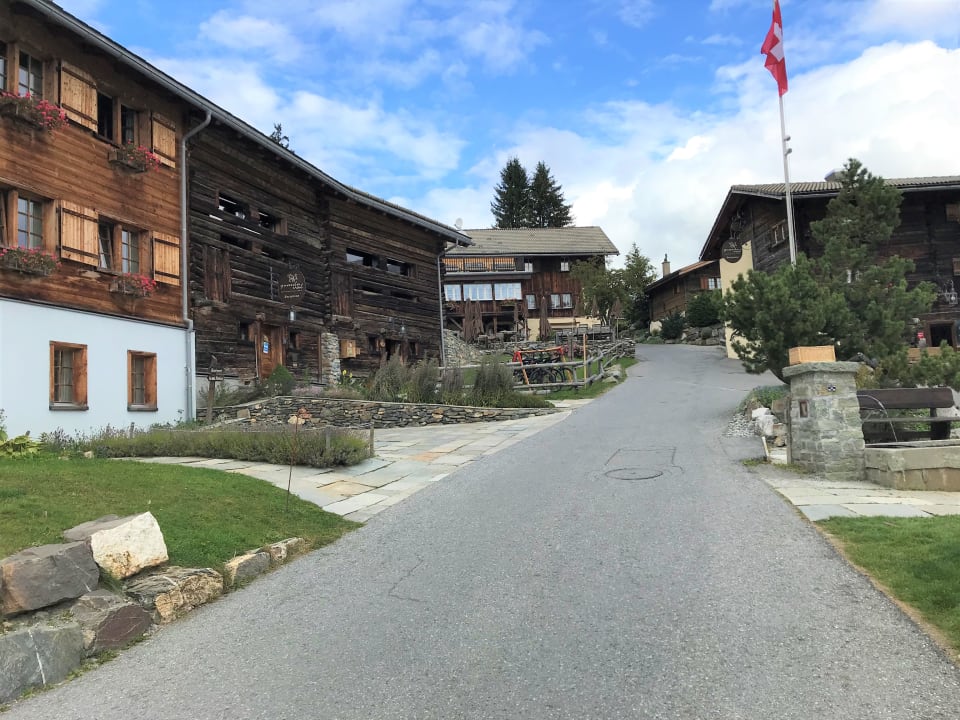 Außenansicht Maiensässhotel Guarda Val