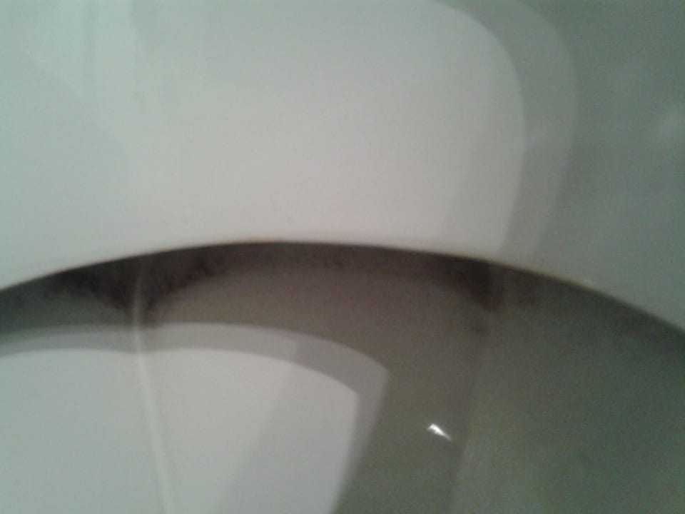 Toilette unter dem Rand Center Parcs Park Nordseeküste