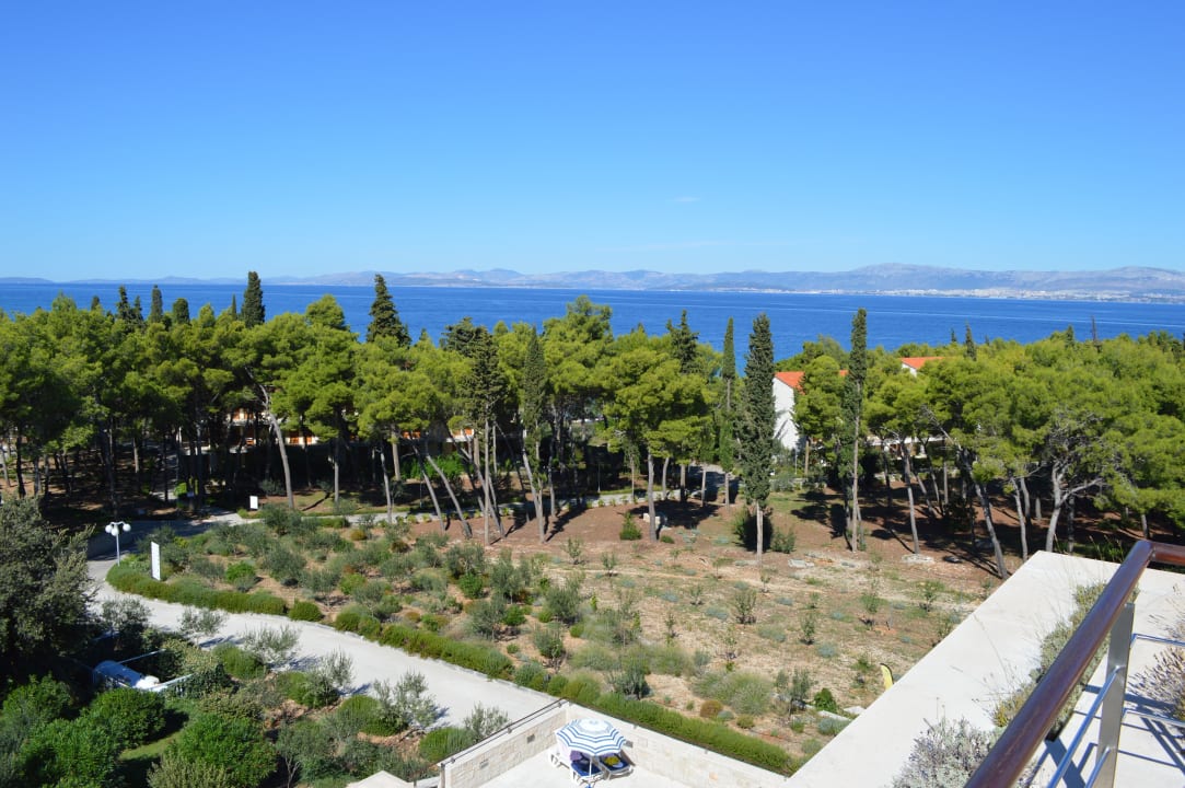 Widok z tarasu na dachu Amora Aminess Vival Casa Velaris