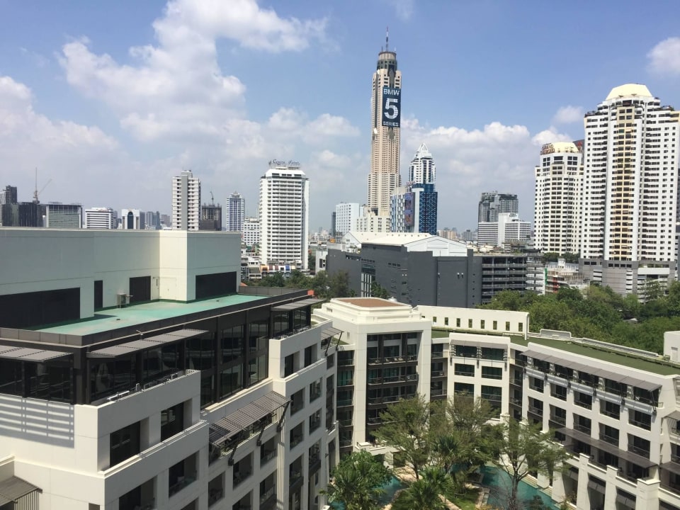 Ausblick vom Balkon Siam Kempinski Hotel Bangkok