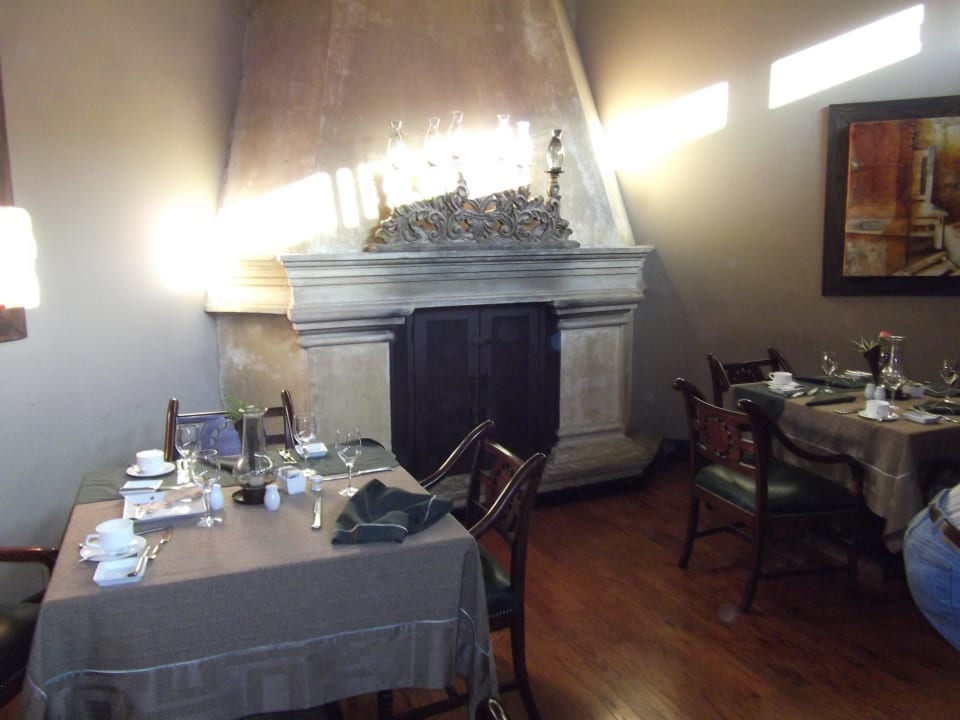 Kamin im Restaurant Hotel Camino Real Antigua