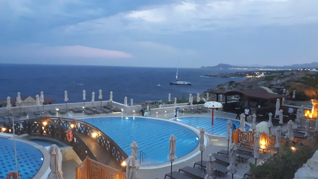 Ausblick Hotel Kalithea Horizon Royal