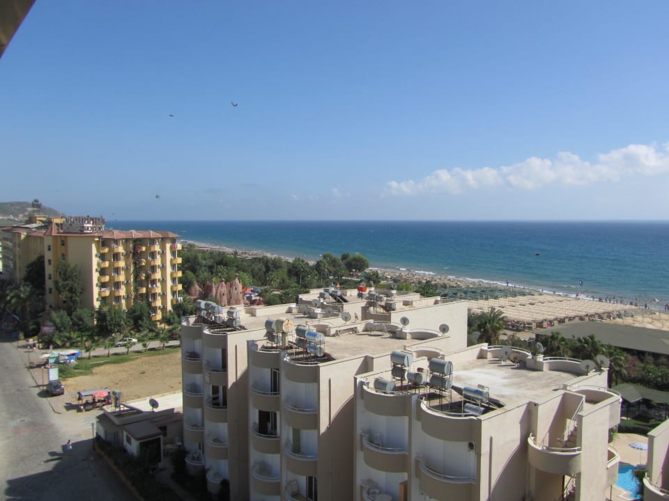 Ausblick aus dem 5ten Stock Hotel Royal Garden Beach