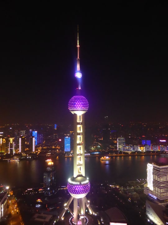 Blick von der Bar Hotel The Ritz-Carlton Shanghai Pudong