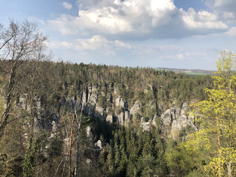 Ausblick Berghotel Bastei