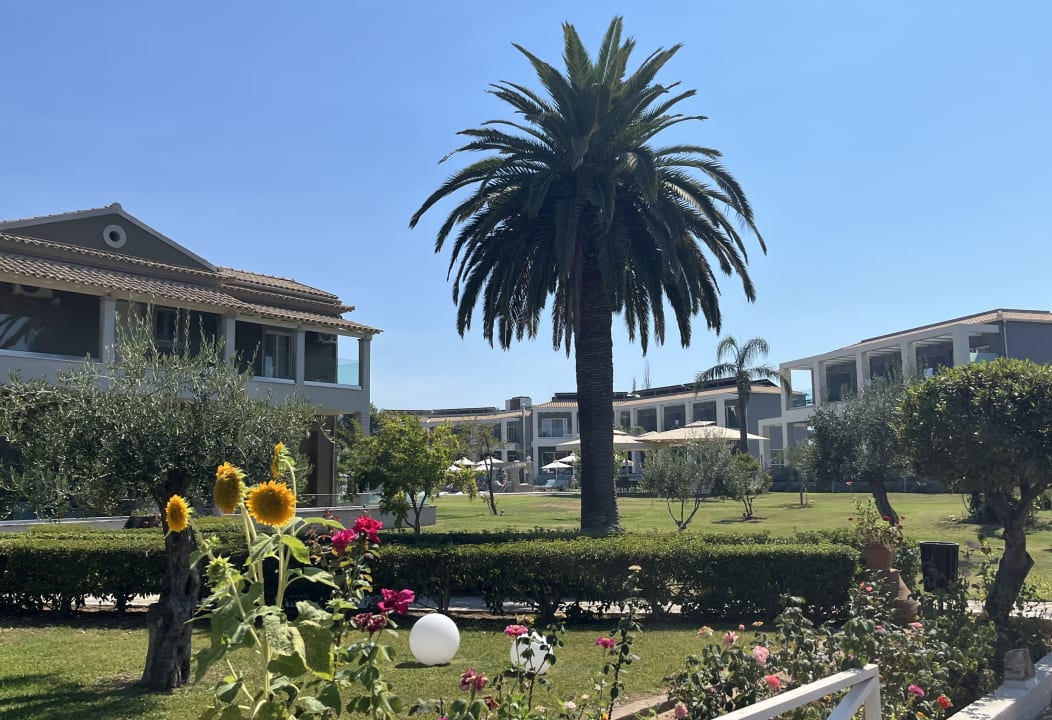 Außenansicht Acharavi Beach Hotel