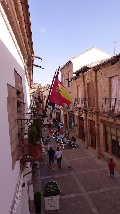 Ausblick auf die Straße Hotel La Morada de Juan de Vargas