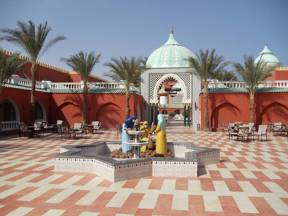 Hinter der Rezeption Pickalbatros Alf Leila Wa Leila Resort - Neverland Hurghada