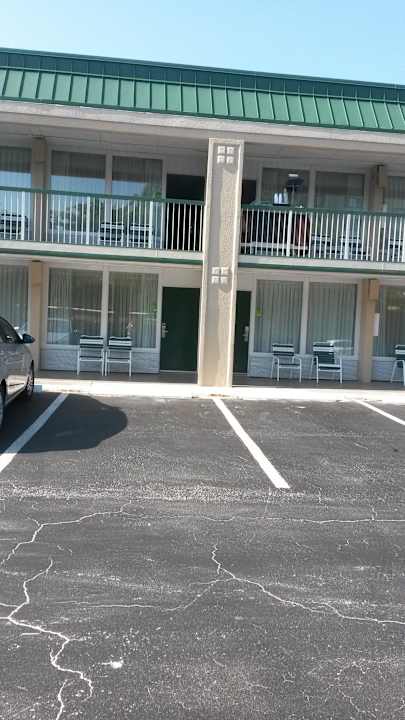 Blick vom Parkplatz Wyndham Garden Hotel Fort Myers Beach