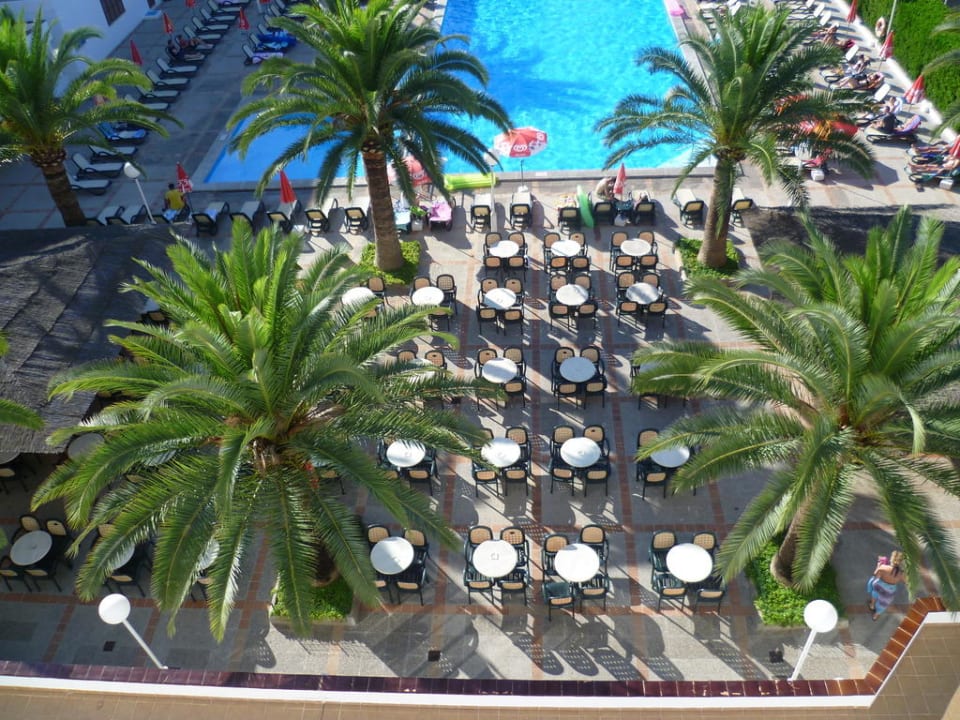 Sitzgelegenheiten der Poolbar Millor Sol