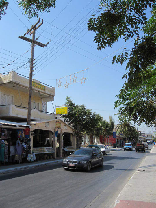 Aus dem Hotel, rechterhand der Blick. Nefeli Hotel Rethymno