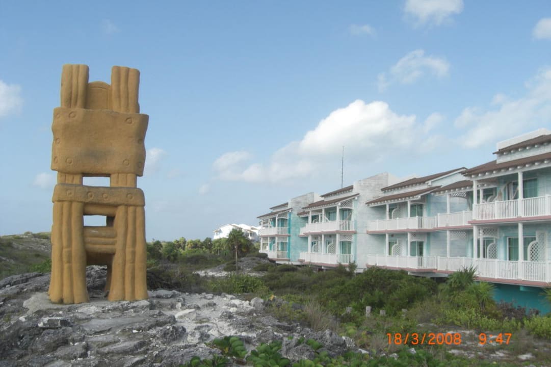 Schöne  bunte Häuser Hotel Cayo Largo del Sol