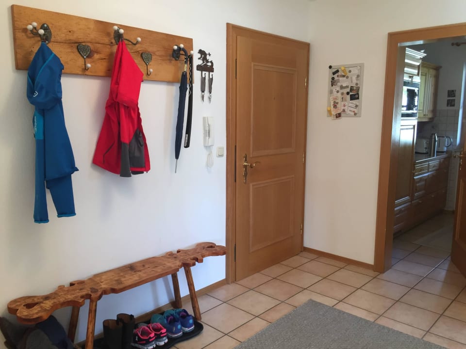 Eingangsbereich Ferienwohnung Alpspitzliebe