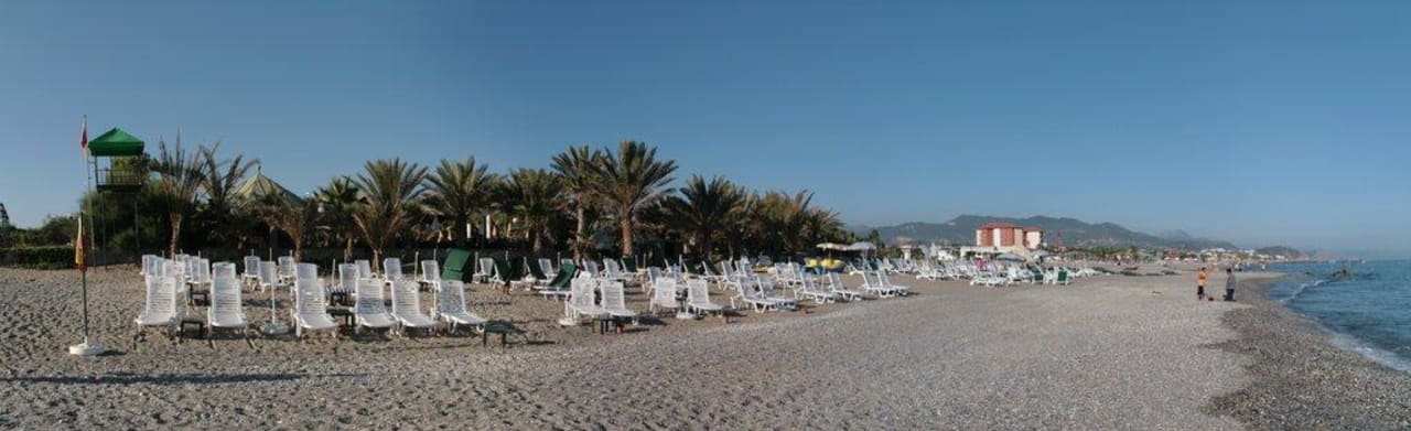 Panorama vom Hotelstrand Hotel Yetkin