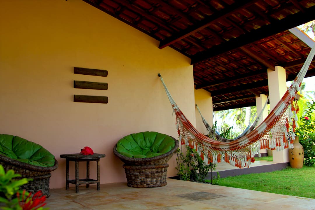 Bungalow terrace Pousada Surf Village