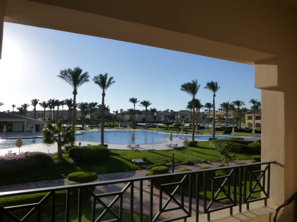 Blick vom Balkon Cleopatra Luxury Resort Makadi Bay