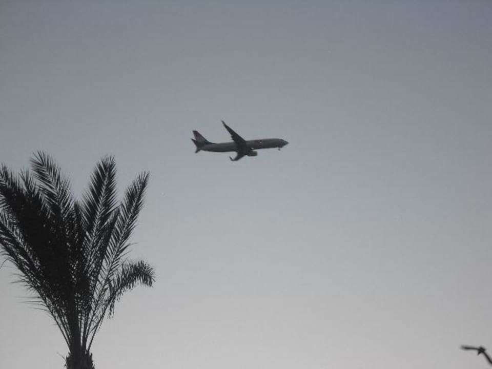 Flugzeuge die man vom Balkon aus sehen kann Pickalbatros Aqua Vista Resort - Hurghada