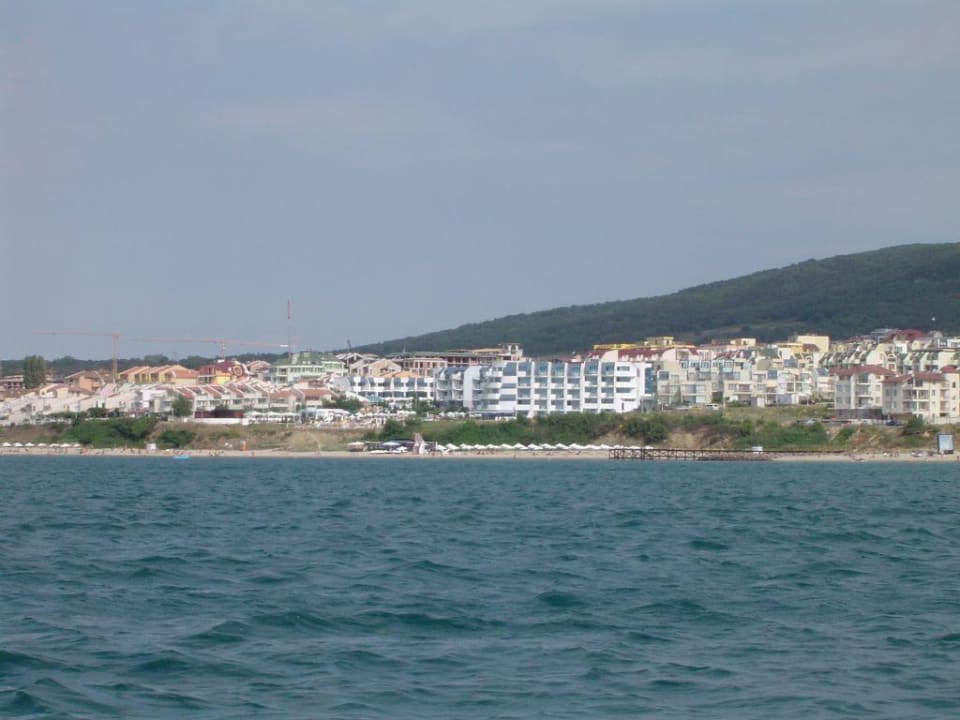 Sineva Beach vom Meer aus Hotel Sineva Beach