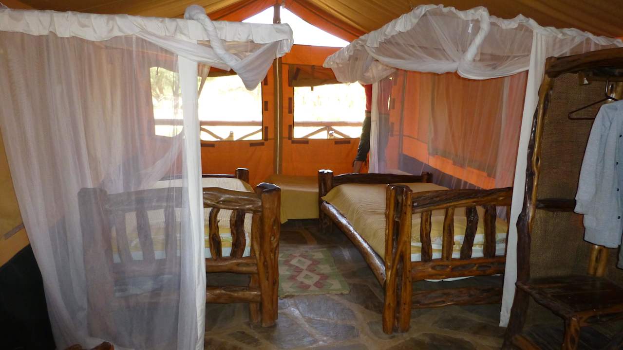 Unser gemütliches Zelt Hotel Ndololo Safari Camp