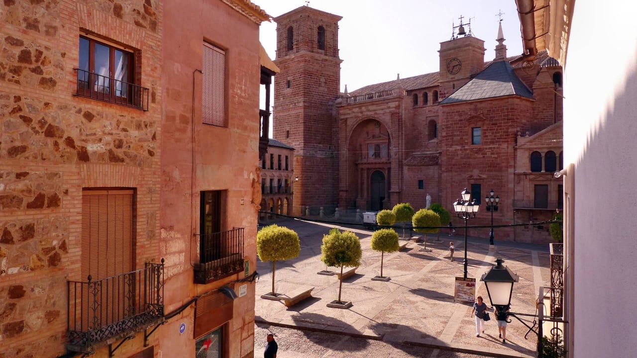 Ausblick auf die Kirche Hotel La Morada de Juan de Vargas