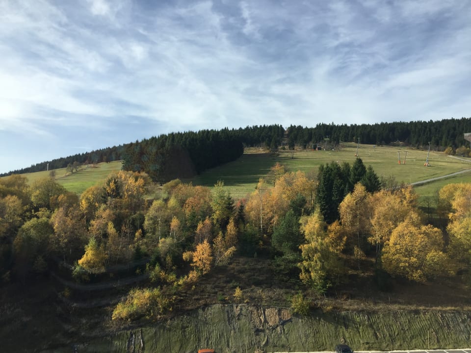 Ausblick AHORN Hotel Am Fichtelberg