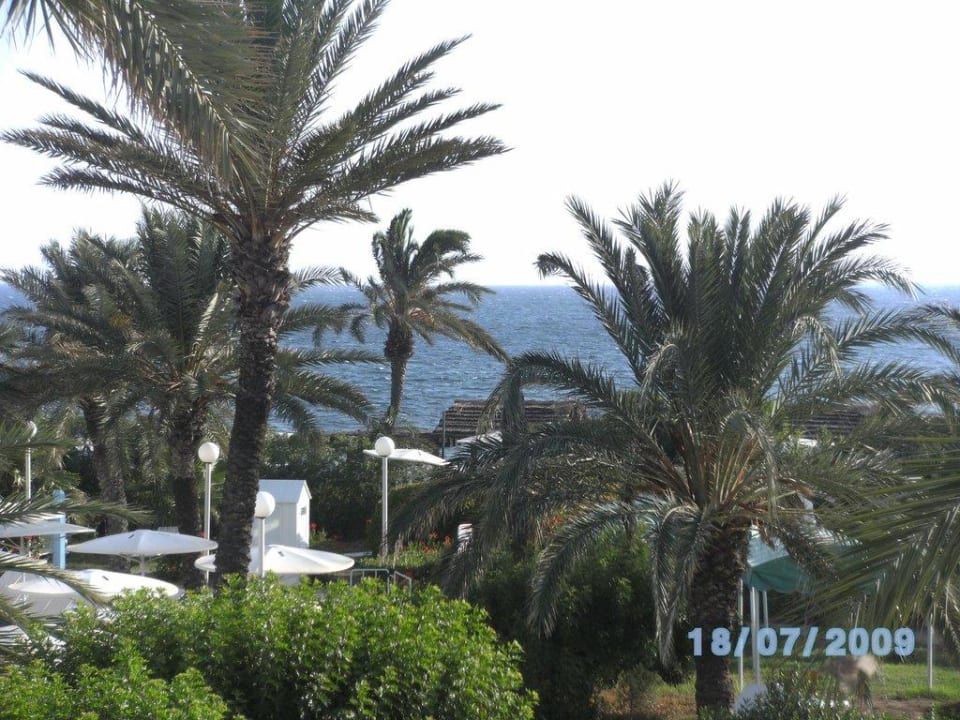 Blick von unserem Zimmer Hotel El Mouradi Skanes Beach