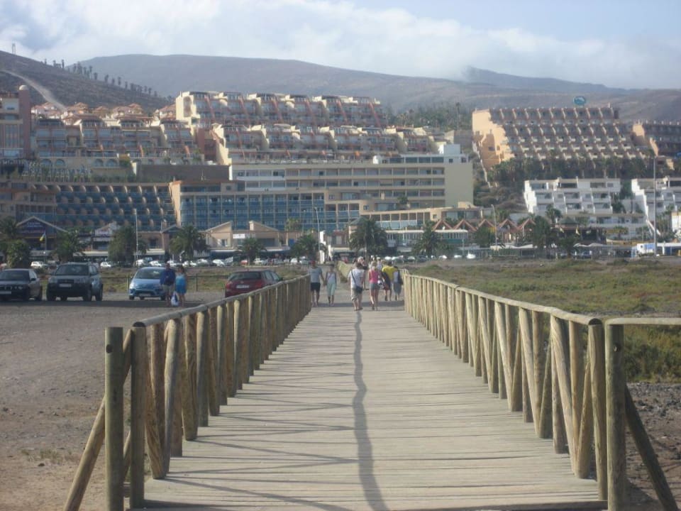 Steg in Richtung Hotel MUR Hotel Faro Jandia & Spa Fuerteventura