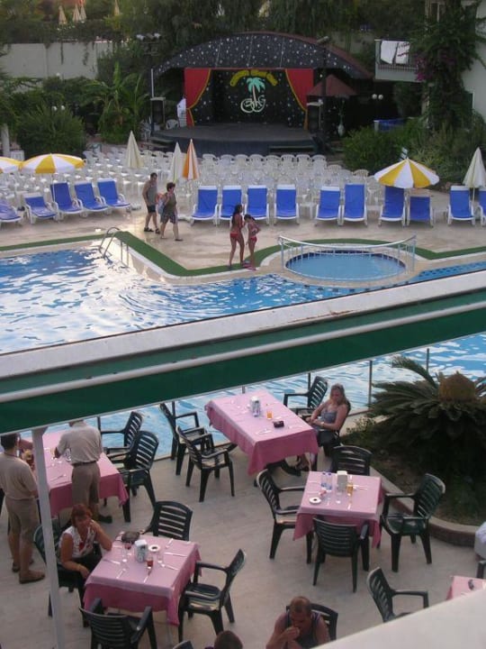 Ausblick v. Restaurant vom 1. Stock Hotel Gardenia Beach
